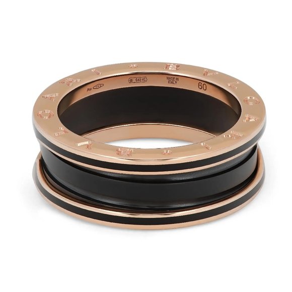 Bvlgari black ceramic ring online